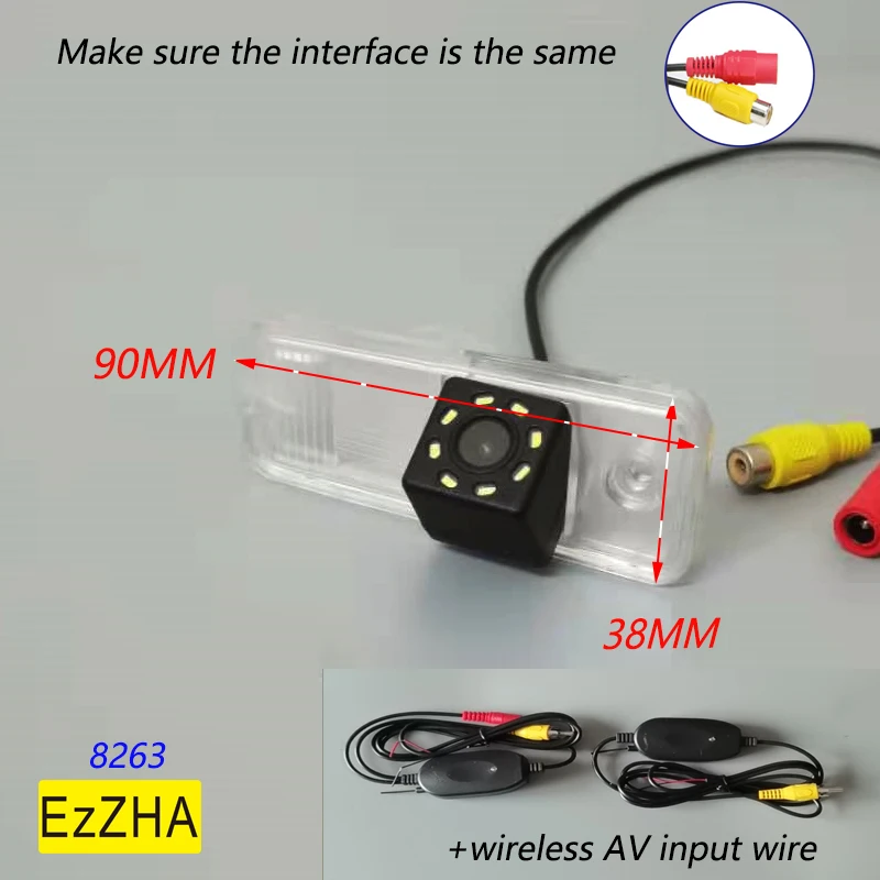 

4LED light Dynamic Trajectory Tracks Car Rear View Camera For Hyundai Santa Fe IX25 Azera Carens Creta Grand SantaFe IX45 XL HG