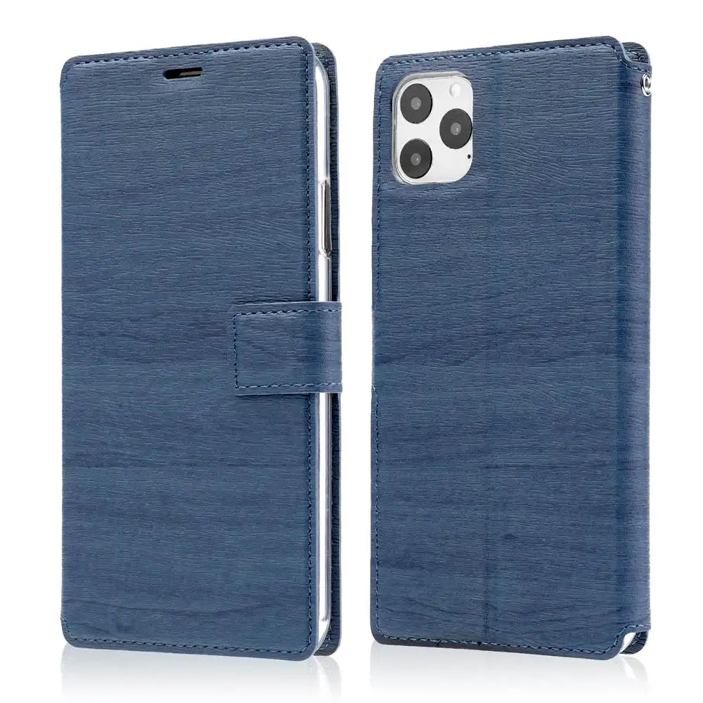 Blue Кожаный чехол-книжка с изображением дерева для iPhone 11 Pro Max XR XS X 7 8 Plus Max чехол для iPhone 11 Pro 6S 6 8 7 X XS XR Max Plus - Цвет: Blue
