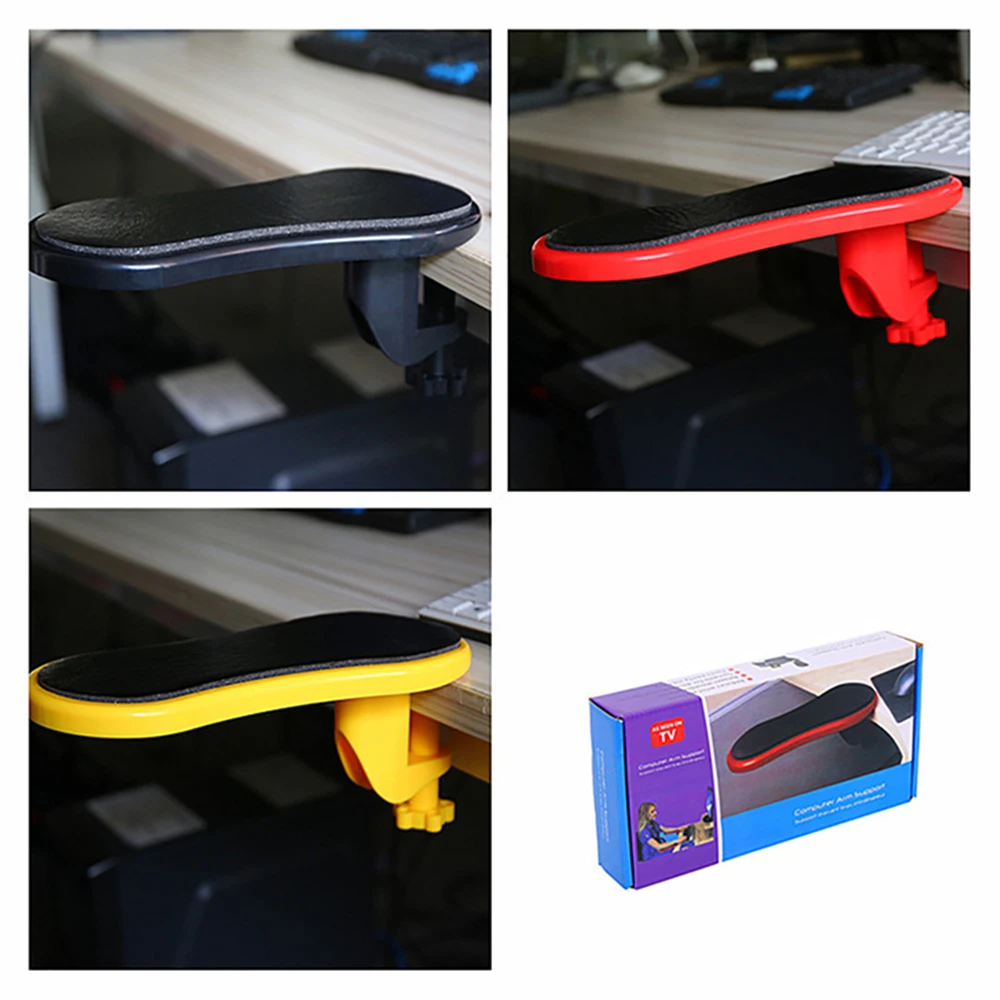 

Durable Desktop Attachable Armrest Pad Arm Shoulder Anti-fatigue Bracket Holder Mousepad Extender Bracket
