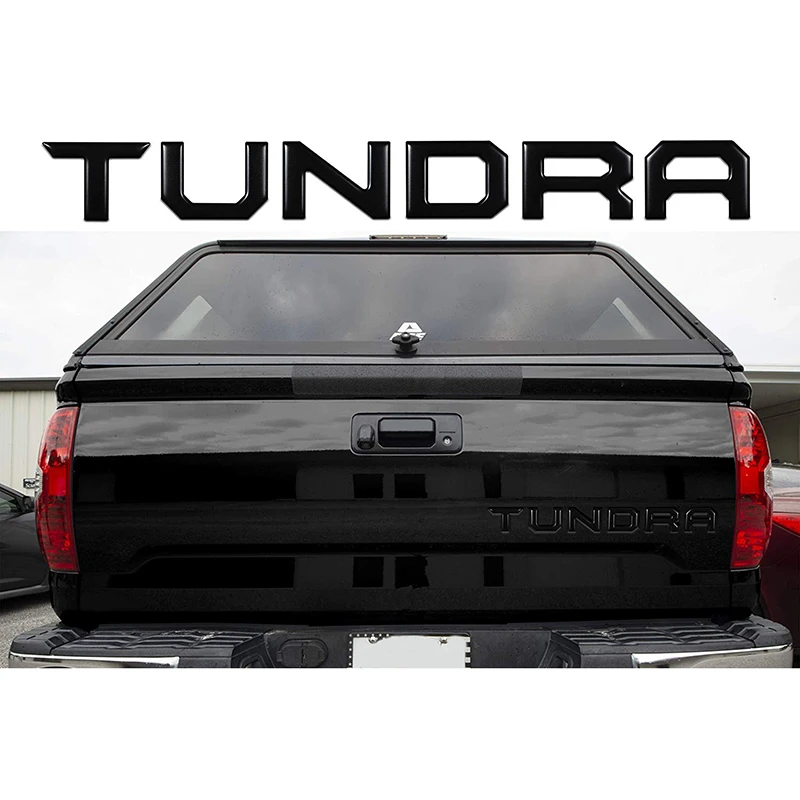 Специальные 3D задние ворота вставки 3D металлические буквы для Toyota-Tundra-(не наклейка