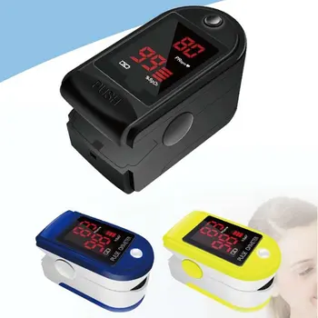 

Finger Pulse Oximeter Finger Clip Heartbeat Pulse Oximeter Portable Heart Rate Spo2 Monitor Blood Oxygen Meter Sensor