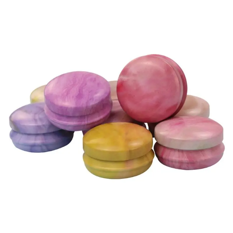 12pcs Nice Design Mini Elegant Flower Tin Box DIY Candle Jar Balm Round Empty Lipstick Case M68E