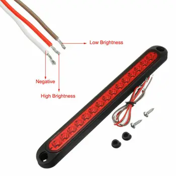 

6pcs Car Taillight Ultra-slimline Waterproof Dust-proof 15LED Strip Pickup