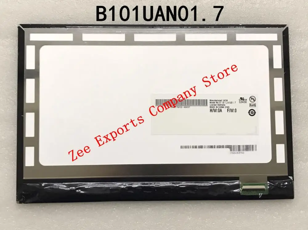 10 1 дюймов ЖК-дисплей B101UAN01.7 1920(RGB)* 1200 для планшетных Pipo M9 Pro 3G 100% тестирование
