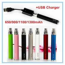 Высокое качество eGo-C Twist батарея с USB зарядным устройством электронная сигарета 3,2~ 4,8 в eCig 510 батарея для evod ego ce4 MT3 Атомайзер