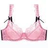 2024 New Sexy Lace Ladies Bras ABCDE Cup Underwear For Women Bandage Mesh Transparent Thin Push Up Female Lingerie