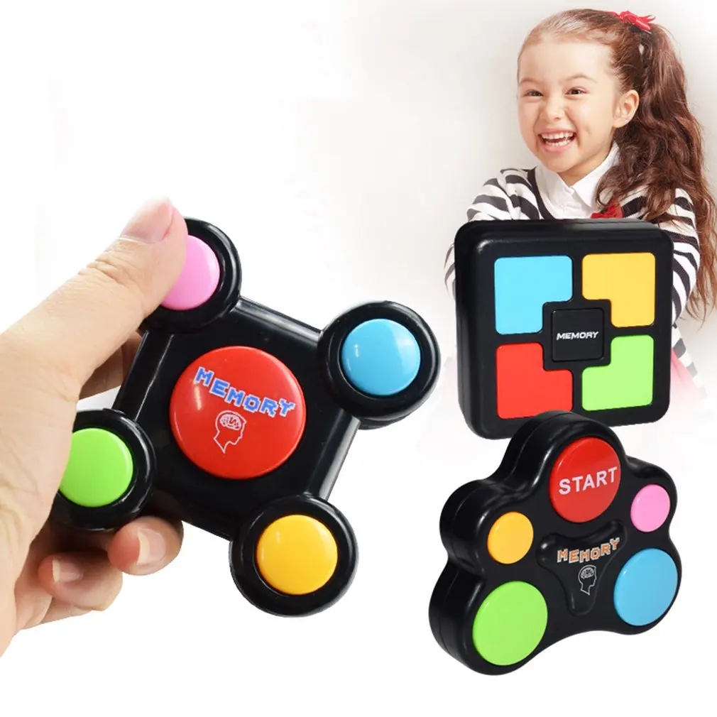 Детская игра-головоломка, игровая консоль с памятью, светодиодный светильник, звуковая интерактивная игрушка, обучающая рука, мозговая система