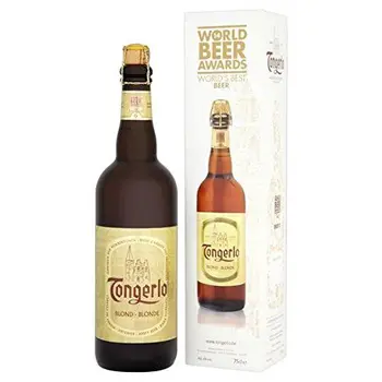 

La mejor cerveza 2014 750ml de cerveza rubia Tongerlo Mundial de la caja de regalo