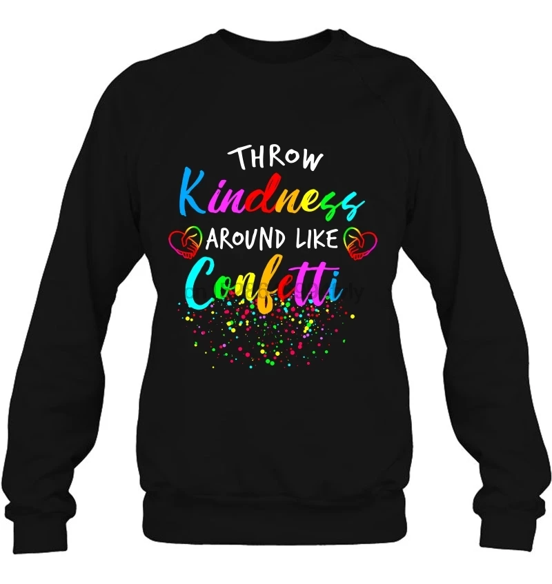Мужская толстовка с капюшоном надписью Throw Kindness Around Like Confetti Version2 женская уличная