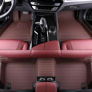 

2020 new custom car floor mats for Land Rover Discovery 3/4 freelander 2 Range Rover Sport Evoque 3D car styling carpet liner