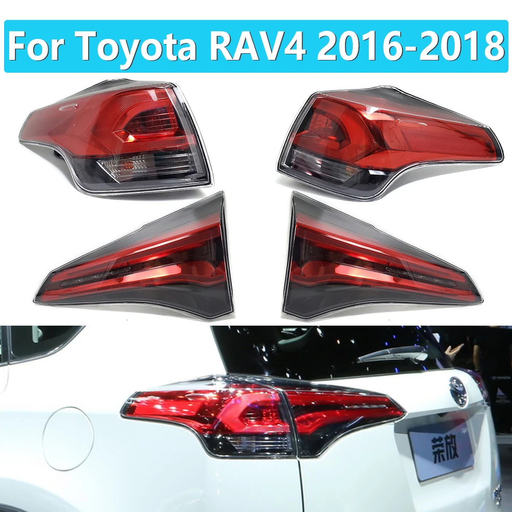 

Для Toyota RAV4 2016 2017 2018 Автомобильный светодиодный задний фонарь сигнальная лампа задний фонарь в сборе