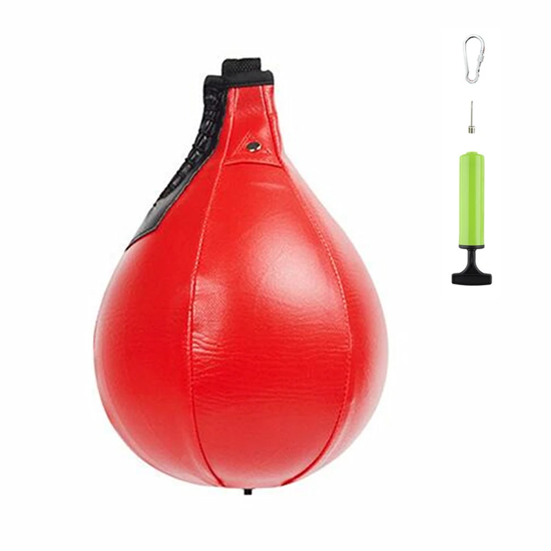 PU Pear Boxing Bag Hanging Speed Balls Muay Thai MMA Fitness Sports Equipment Training boxing speed ball