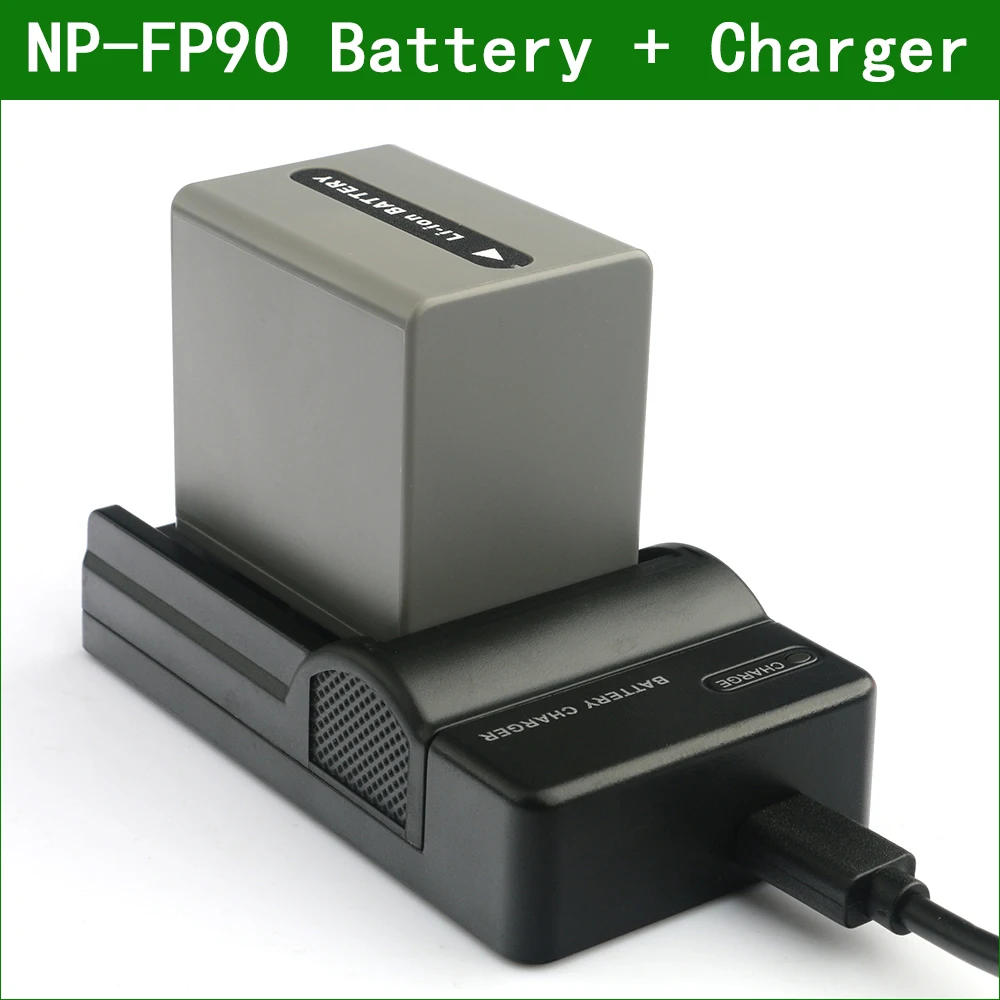 NP-FP90 NP FP90 NPFP90 цифровой Батарея + Зарядное устройство для Sony FP30 FP51 FP70 FP71 FP91 DCR DVD103 HC16