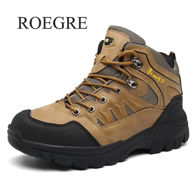 

Brand Winter New Snow Boots For Male Adult Warm Short Plush Casual Men Ankle Boots Outdoor Hiking Shoes Vintage Footwear 46 47