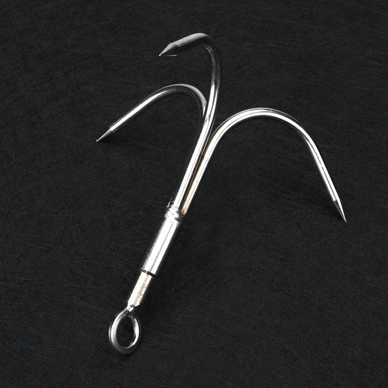 Grappling Hook Flying Claw Survival Steel Rock Climbing Outdoor Carabiner Sal
