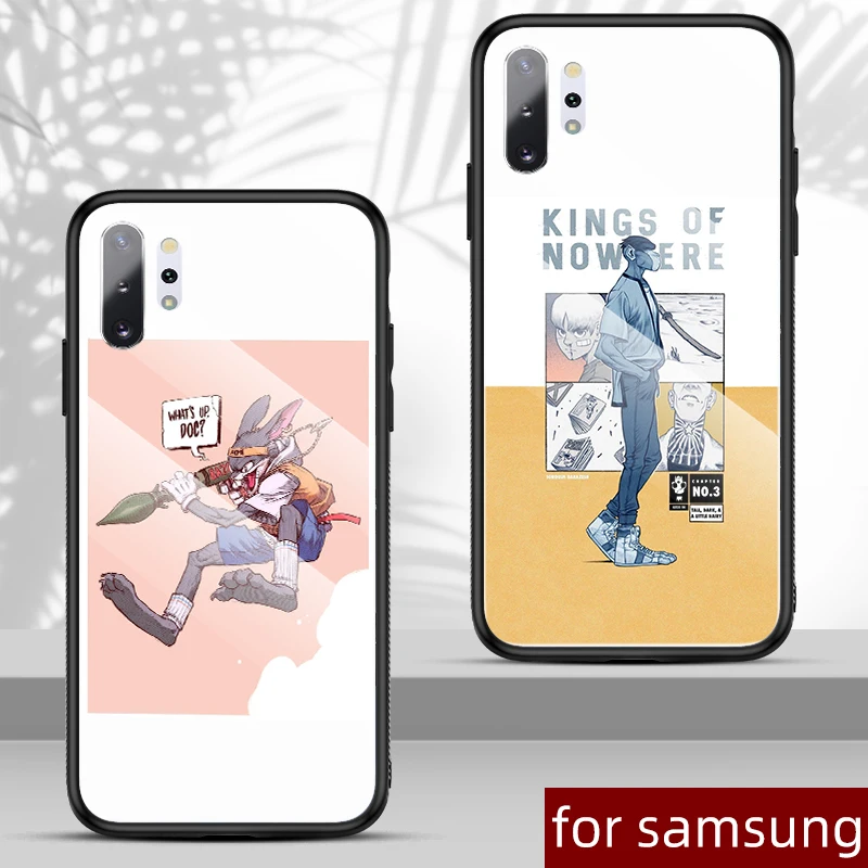 Популярный мультяшный чехол для Samsung A20 A30 A50 A70 S8 S9 S10 S20 Plus Note 8 9 10 | Мобильные