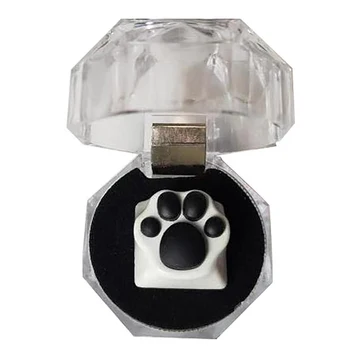 

Cat Claw ESC Keycap PBT + silicone Keycap for Mechanical Keyboard-White&Black