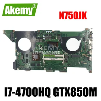 

Free board + N750JK Motherboard i7-4700H GTX850M For Asus N750J Laptop motherboard N750JK Mainboard N750JK Motherboard test OK