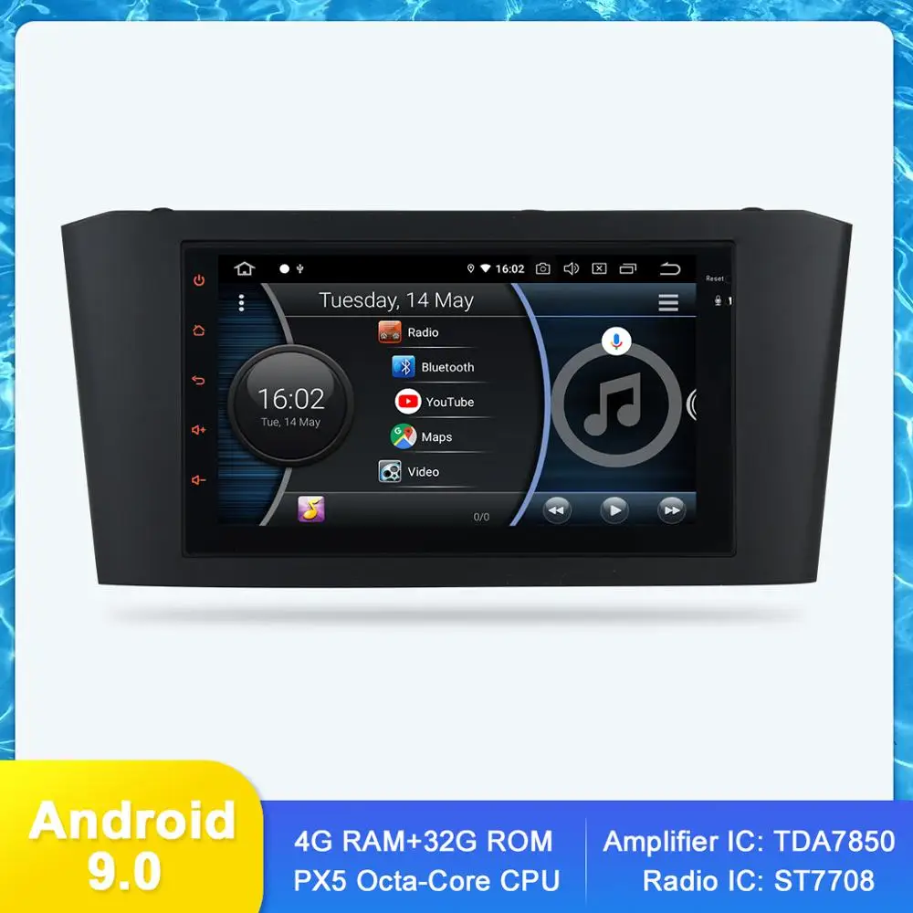 7 &quotips Android 9 0 Авто gps радио для Avensis T25 2003 2004 2005 2006 2007 2008 аудио видео wi fi мультимедиа