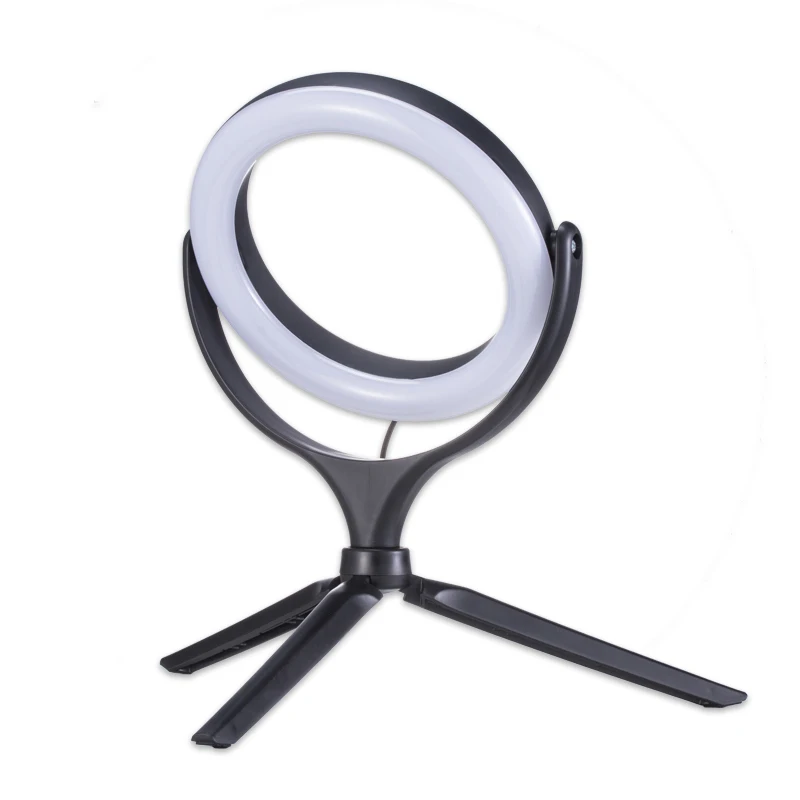 LED Ring Light Светодиодный кольцевой светильник для селфи, фото освещение для фотосъемки в студии, видео Лампа с регулируемой яркостью со штативом для макияжа в реальном времени, в стиле Instagram Youtube - Цвет: LED Ring Light