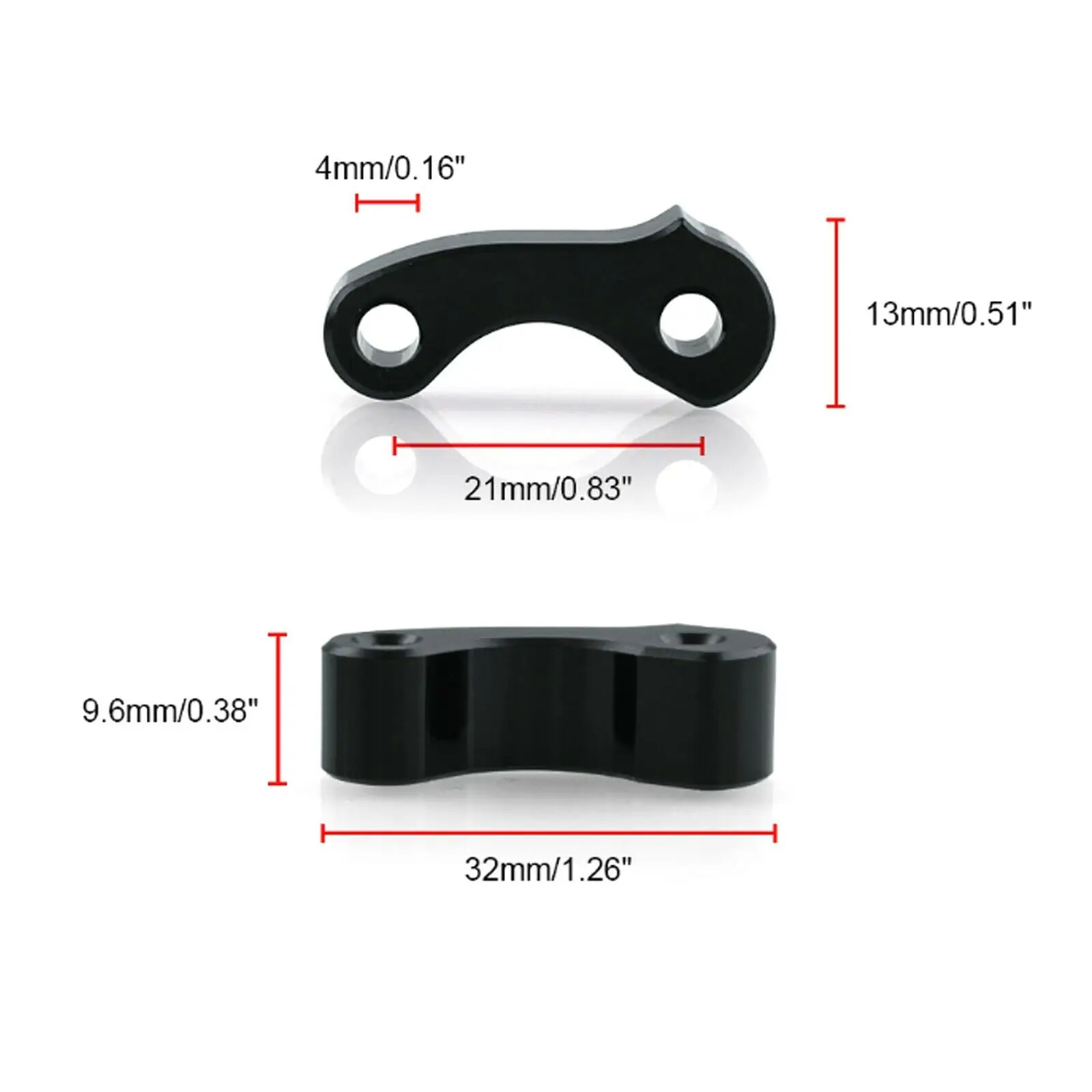 Алюминиевая заготовка оконная петля с защелкой Pivot для 95-04 Tacoma 00-06 Black