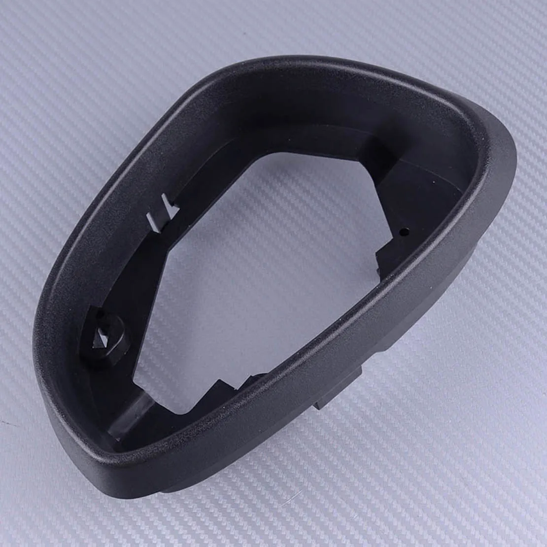 DWCX Right Side Door Wing Rear View Mirror Trim Cover Frame Fit for Ford Fiesta MK7 2009-2011 2012 2013
