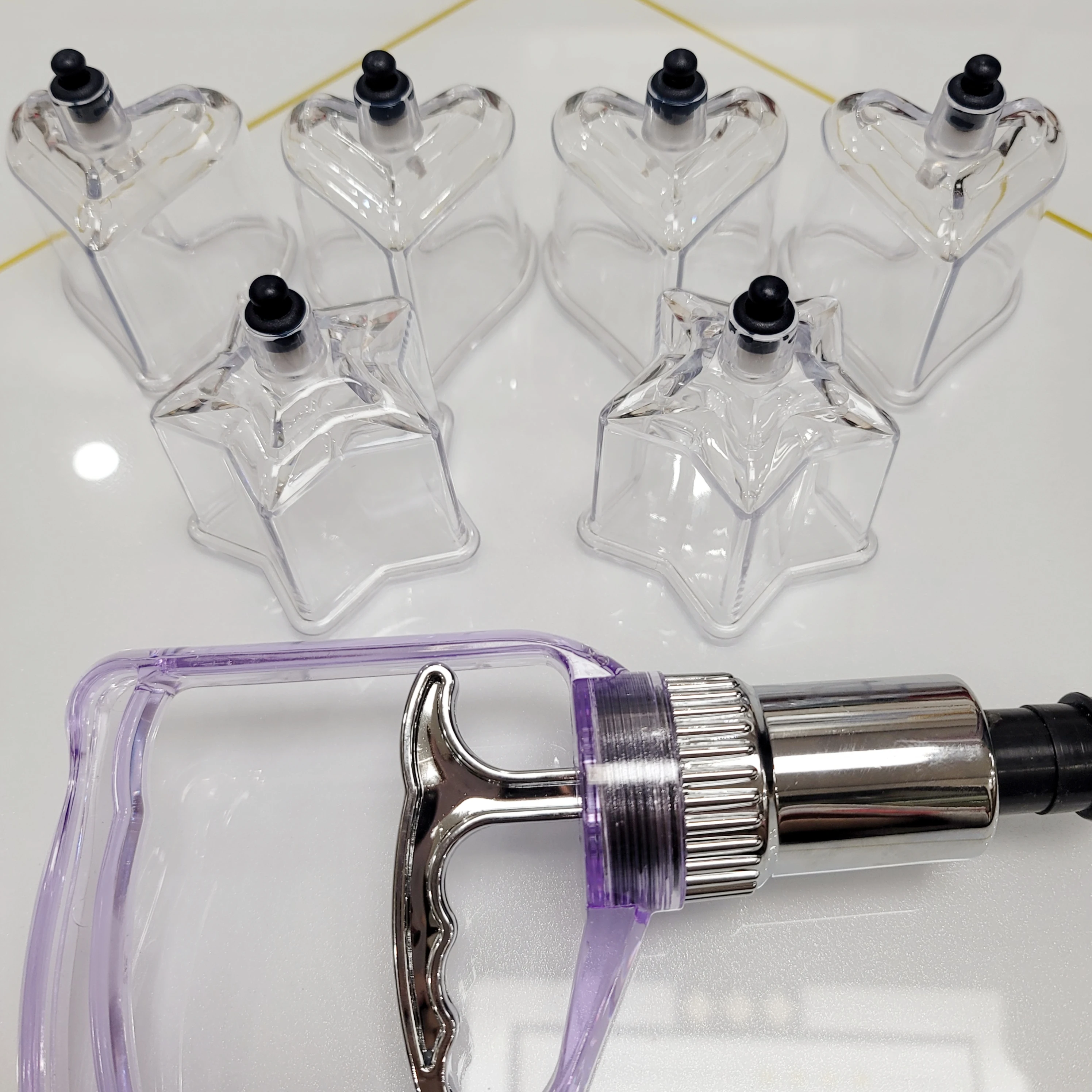 6 шт. пластиковые вакуумные чашки в форме звезды | Красота и здоровье