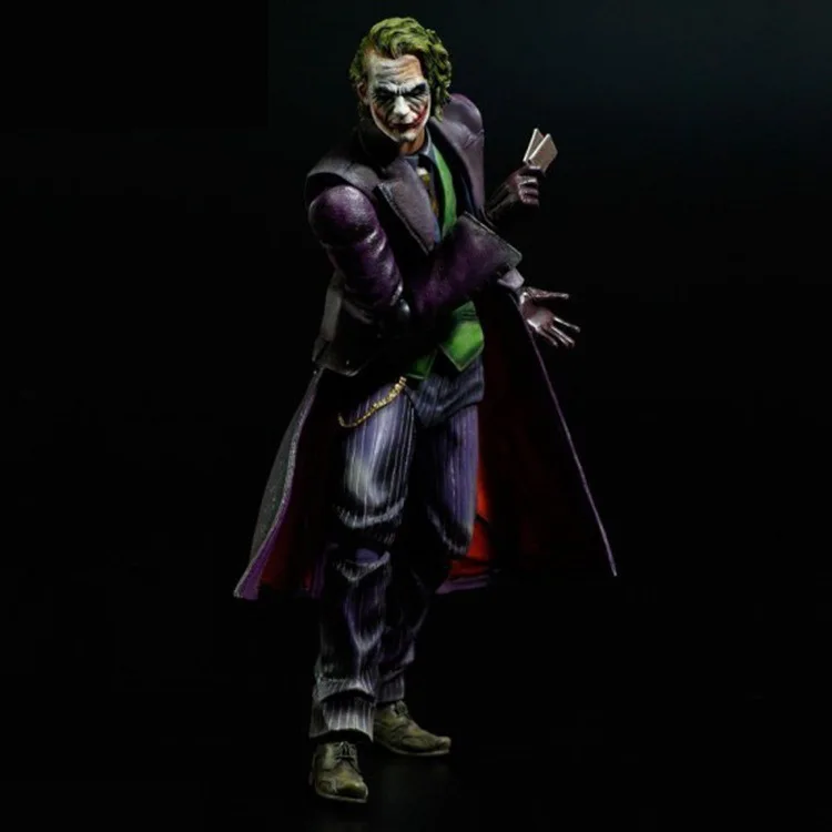 PLAY ARTS KAI Бэтмен Темный рыцарь Джокер ПВХ фигурка Коллекционная модель игрушки 1" 26 см