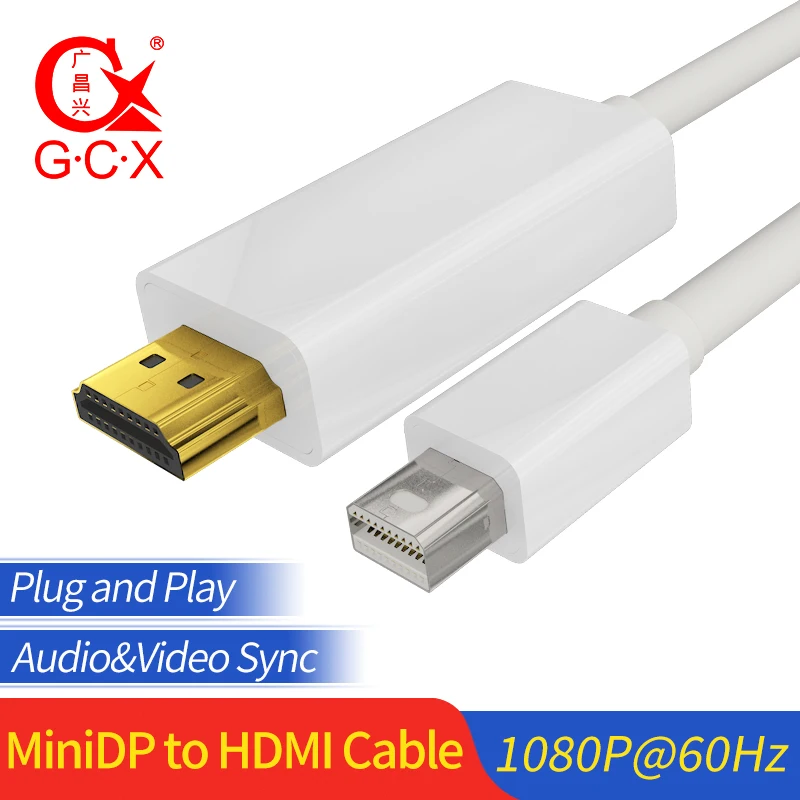 Mini Displayport к HDMI кабель между штыревыми Thunderbolt мини адаптер DP к HDMI конвертер для MacBook Air 13 iMac Chromebook