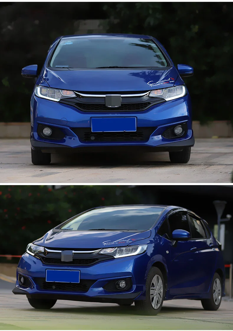 АКД Автомобиль Стайлинг фара для Honda Fit фары- Джаз светодиодный фары DRL Ангел глаз Hid биксенон авто аксессуары