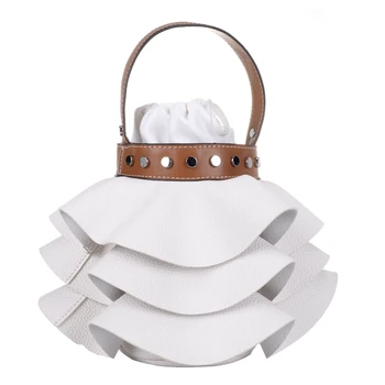 

QZUnique Women's PU Leather Aimali Drawstring Handbags Cross-Body bag Shoulder Bag Bucket Bag