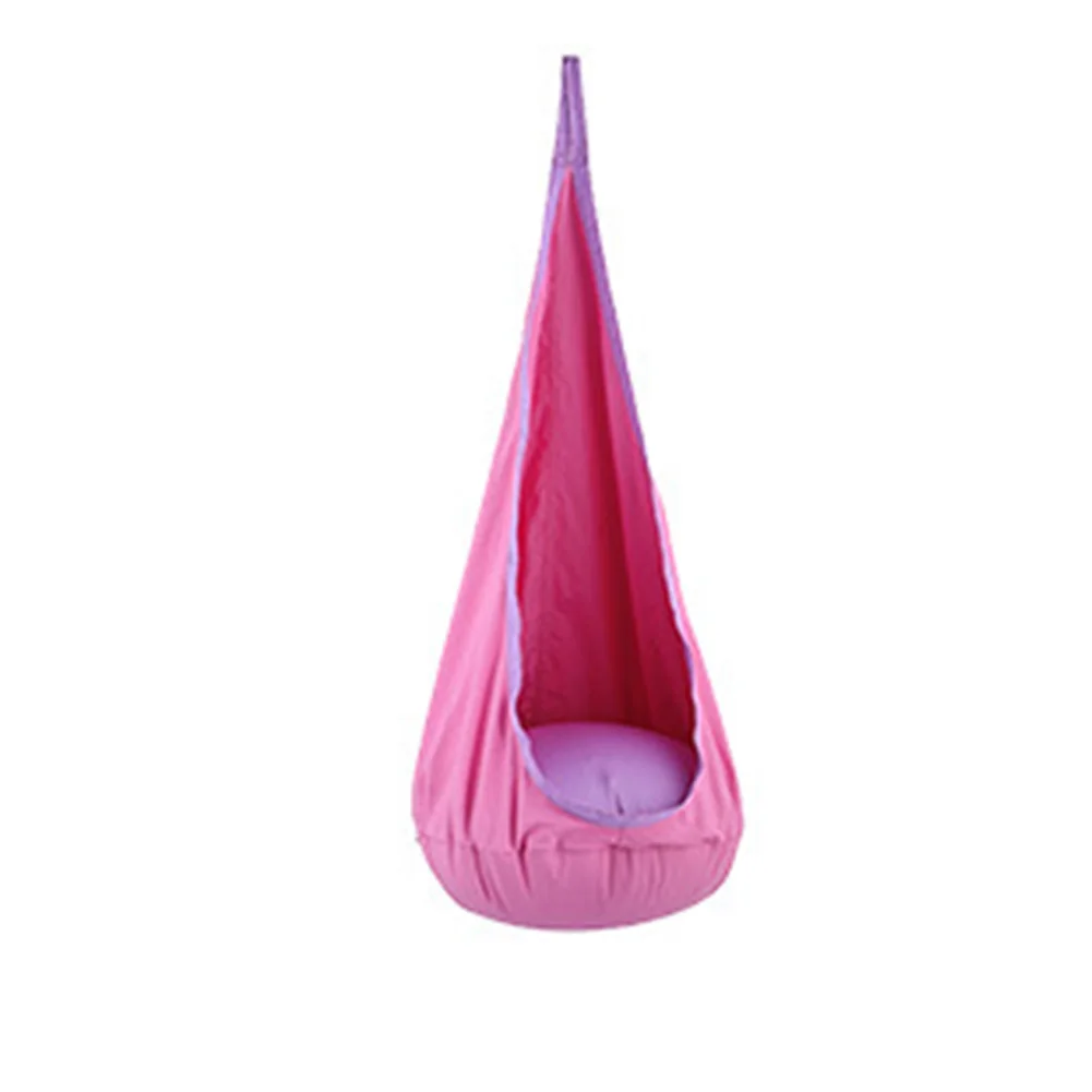 

Roof Home Children Comfortable Space Saving Hanging Seat Indoor Courtyard Hammock Chair Air Cushion Zipper Swing Pod Outdoor