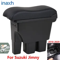 Descanso de braço jimny para carro, 2020, 2019, 2018, 2017, jb74, peças com compartimento para descanso de braço, armazenamento, 3usb