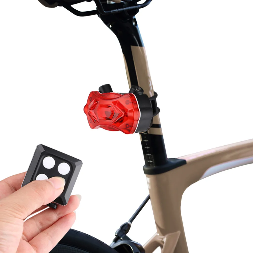 Sale ISHOWTIENDA 2019 Bicycle Bike Rear LED Tail Light Wireless USB Remote Control Turn Signals Light #py6 2