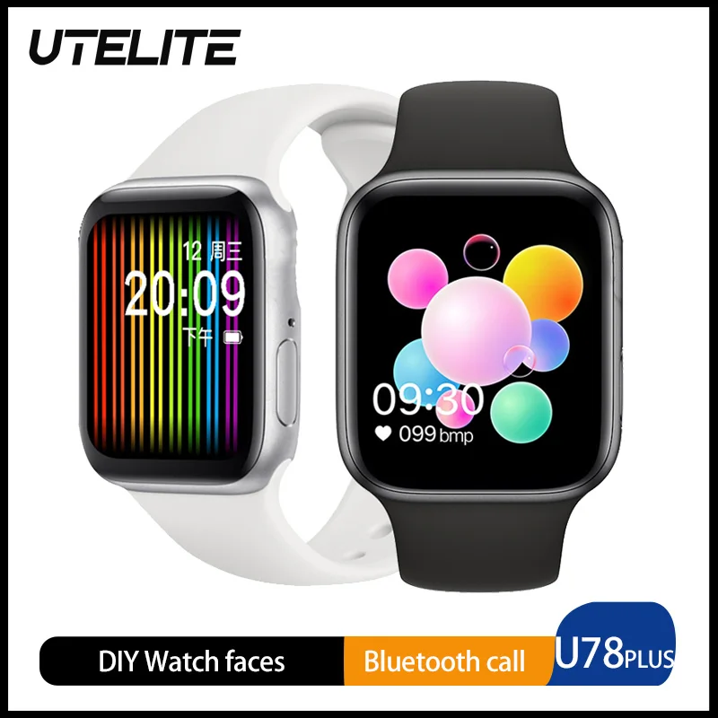 UTELITE U78 Plus Смарт часы серии iwo 5 персонализированные пульсометр температура тела