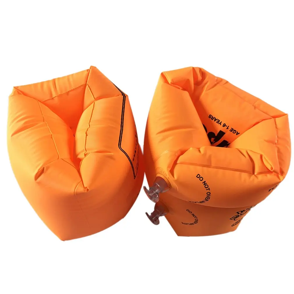 

1Pair Kids Adult Inflatable Arm Swimming Rings Roll-ups Swim Arm Circle Float For Adult&Child Summer Swim Safety Training Rings