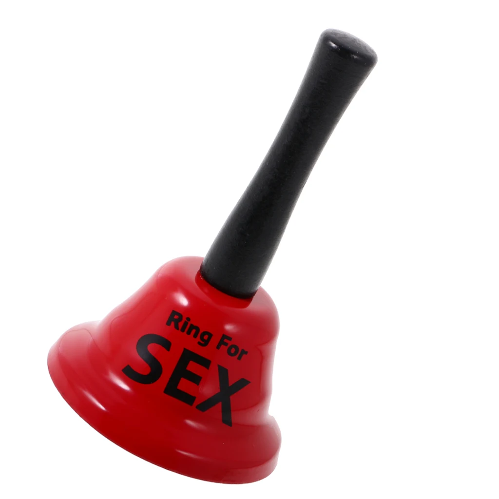 Creative Hand Bell Lovers Gift Gag Toy Joke Game Ring for Sex/a Kiss/ Love