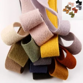 

4 Yards High quality woollen Ribbons For Hair Bows DIY Handmade Materials Clothing and packaging accessories