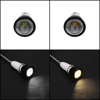 

E27 9W COB Spotlight LED Bulb Lamp Spot Light Downlight Warm/Pure White Bright