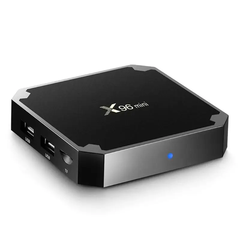 X96 мини Android7.1 Смарт ТВ коробка 1+ 8 ГБ/2+ 16GB Amlogic S905W 4 ядра 2,4 ГГц Wi-Fi IPTV Set-top Box с инфракрасное усиление