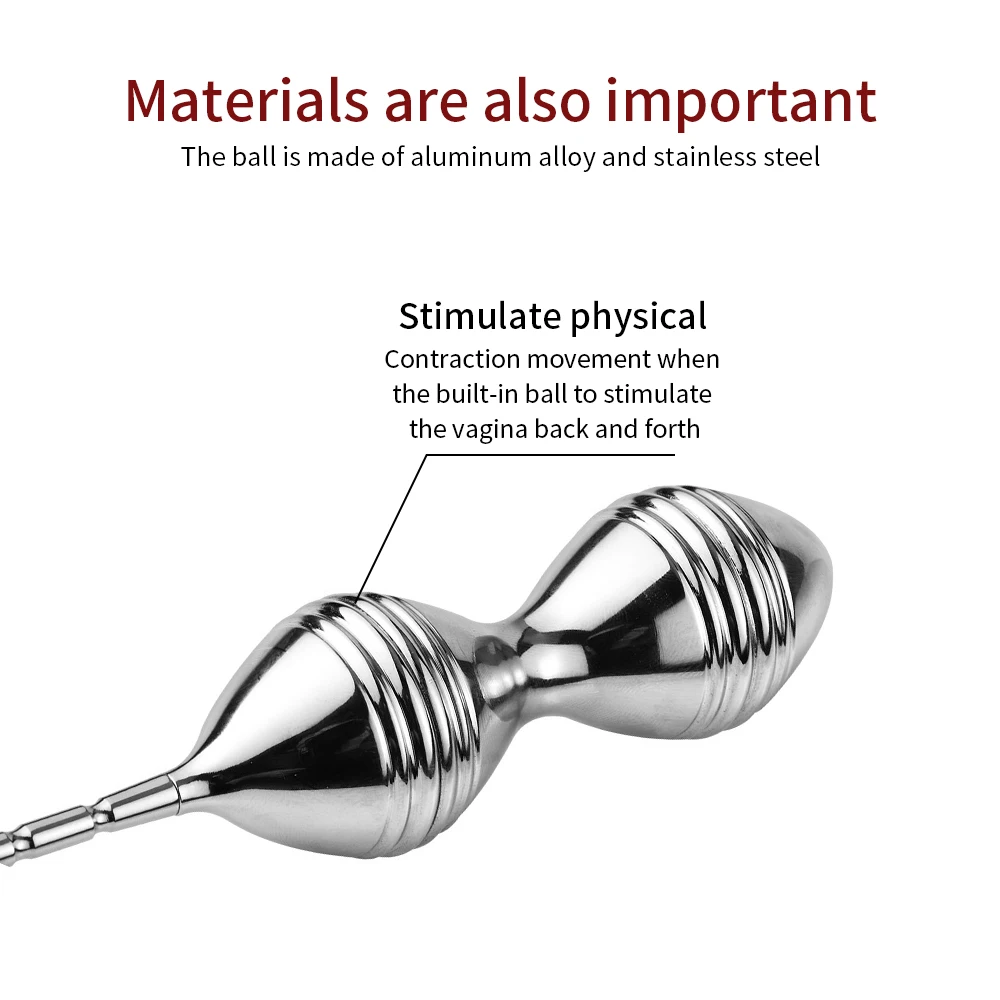 Unisex Aluminum Smart Vaginal Ball Kegel Ball Ben Wa Ball Vagina Tighten Exercise Machine Vaginal G