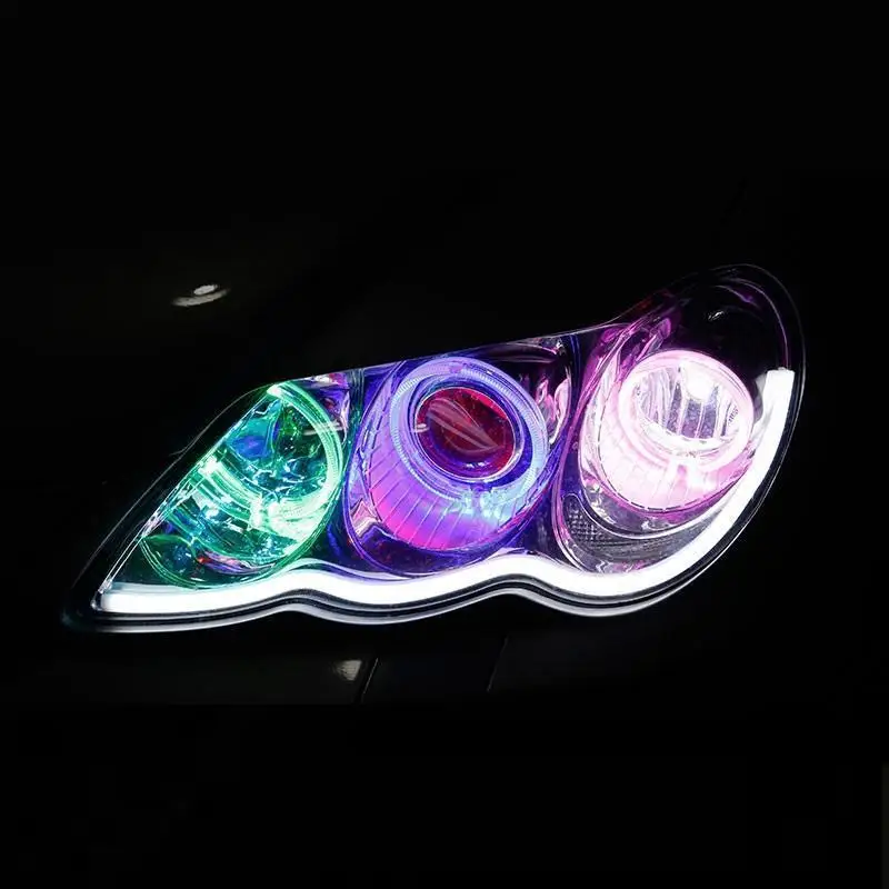 Запчасти для бокового указателя поворота Neblineros Para Auto Drl Led Assessoires передние противотуманные фары Задние Автомобильные фары в сборе для Toyota MARK X