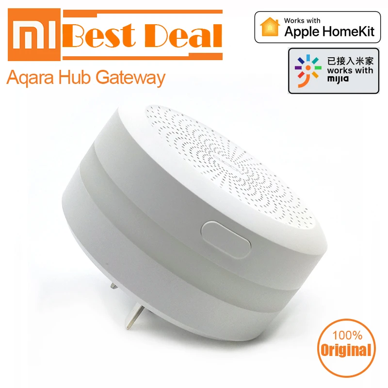 

Xiaomi Aqara Hub Gateway 2 new version work with human body sensor wireless switch homekit Mijia Mi Home APP Control Android iOS