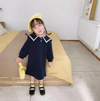 

2020 New Girls Dress Fashion Cotton Spring Girls Dresses 3-8 Years PO39