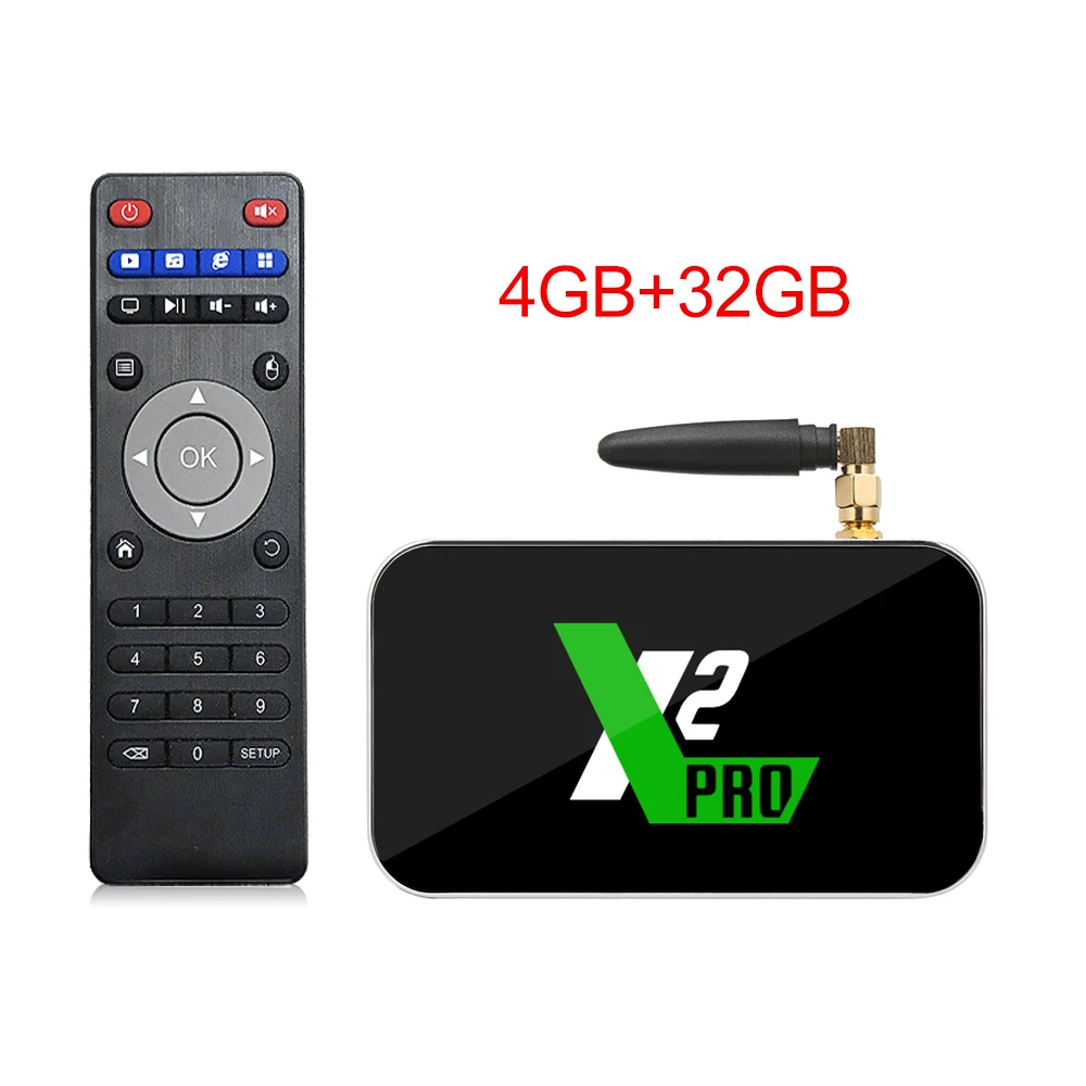 Android 9,0 tv Bo X2 cube X2 Pro Smart медиаплеер 2G 16G Amlogic S905X2 2,4/5 ГГц WiFi 1000M Bluetooth 4 ГБ 32 ГБ 4K телеприставка - Цвет: 4G32G