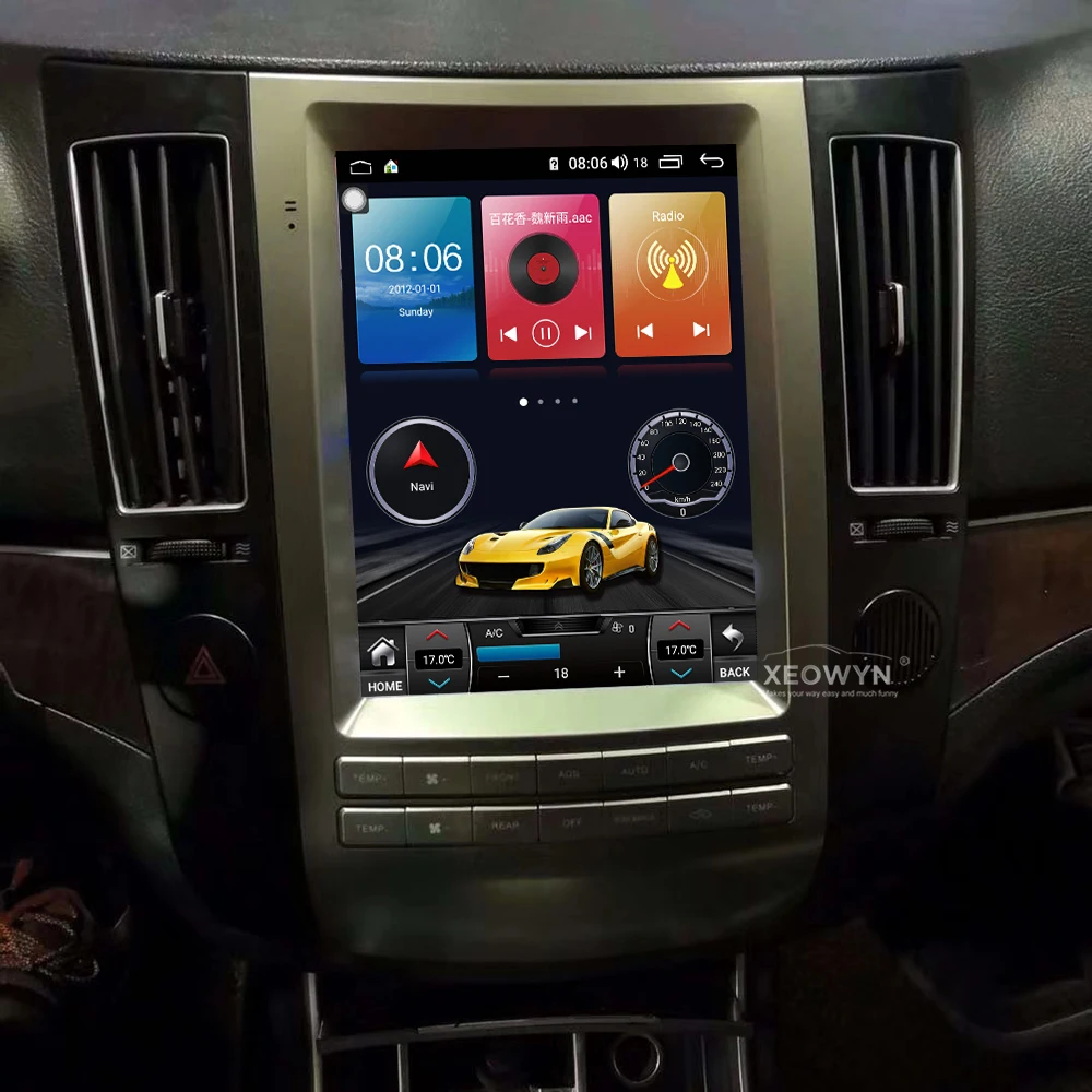 Android Car Radio For VERACRUZ Ix55 Navigation Gps Multimedia wifi internet carplay mirrorlink 5G wifi