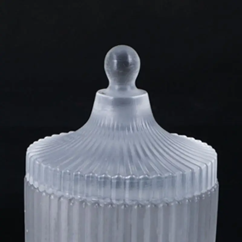 

Silicone Mold DIY Crystal Epoxy Molds Round Stripe Jewelry Storage Box Making B95F