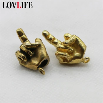 

Metal Brass Raised Middle Finger Up Shape Keychain Pendant Jewelry Punk Rock Men Fashion Car Key Chain Ring Hanging Hand Keyring