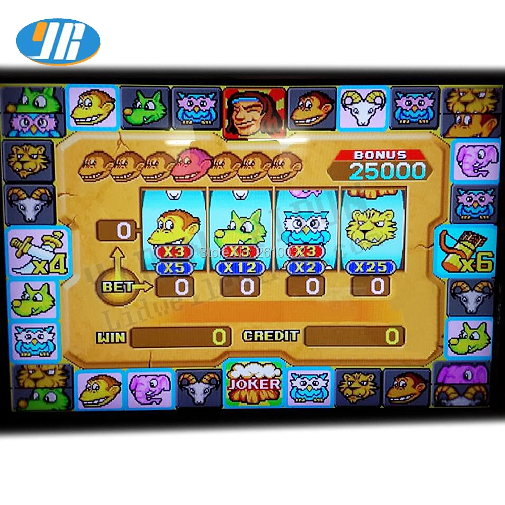 Тарзан пробиваемый 2 слота PCB Классическая игровая доска казино аркадная машина