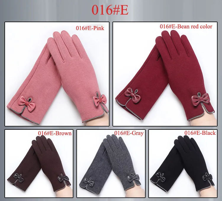 ECOBROS классические Luvas de inverno женские модные зимние перчатки для активного отдыха, спортивная теплая и бархатная перчатки для сенсорного экрана перчатки